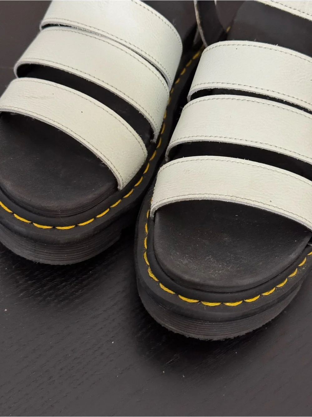 Dr. Martens Blaire Platform Sandals Men Sz 8 XLNT